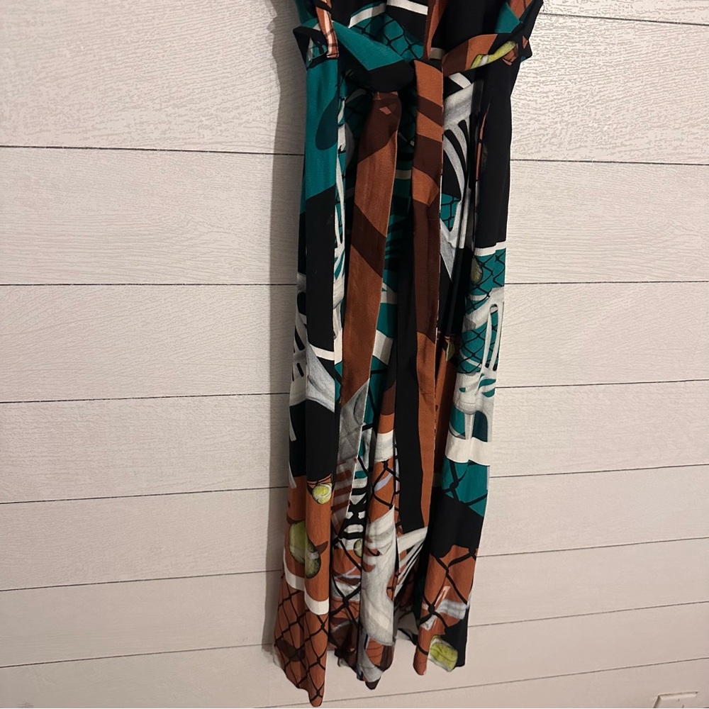 Tomcsanyi Budapest Court Print Kimono Jumpsuit Medium - Picture 6 of 10